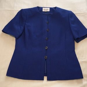 Le Suit Blazer Short Sleeve, Vintage Button Down